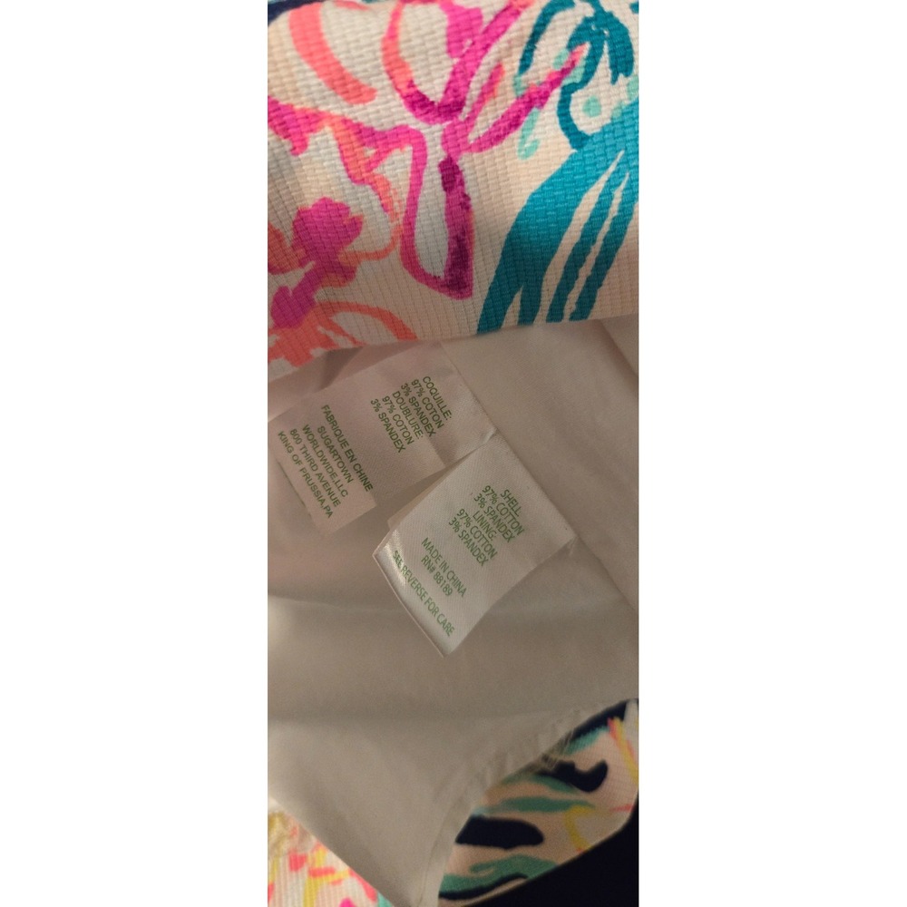Lilly Pulitzer Mila‎ Stretch Shift size 4 Via Flora EUC Preppy Coastal Colorful - Picture 6 of 7